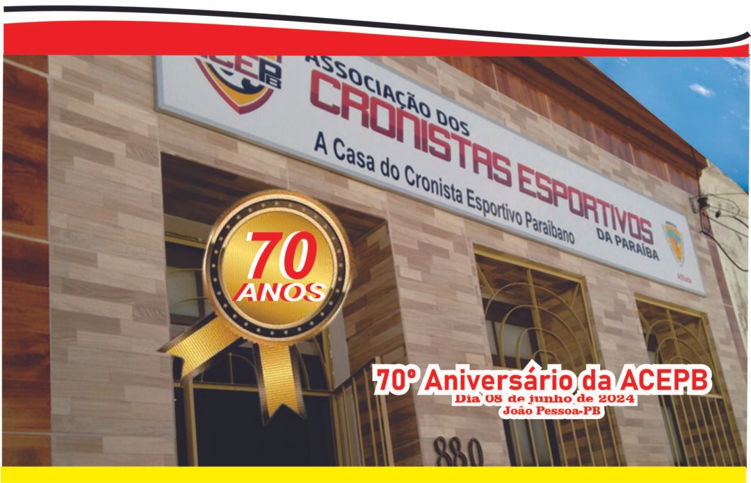 Acep Faz Festa Neste Sábado (8) No Clube Cabo Branco Para Comemorar 70 Anos De Fundação
